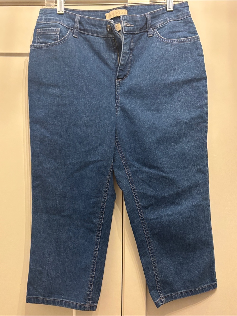 Laura Ashley Dark Blue Ankle Crop Jeans